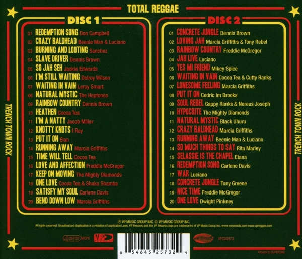 Total Reggae-Trench Town Rock (2CD) 1