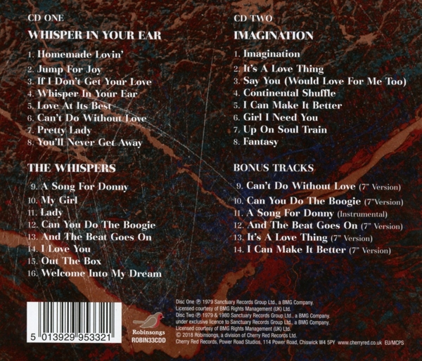 Whisper In Your Ear/ The Whispers/ Imagination 1