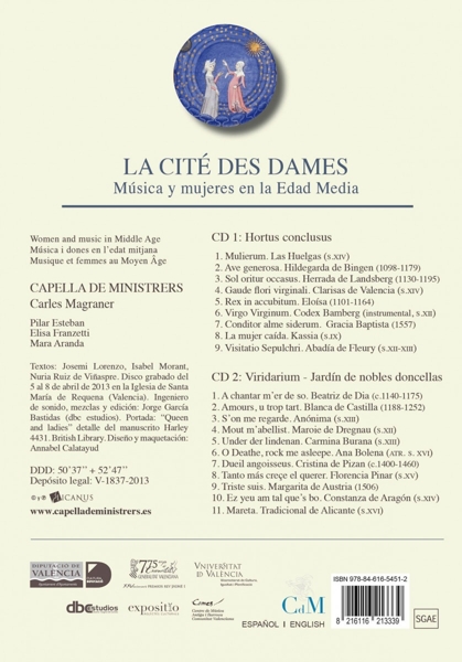 La Cite des Dames-Frauen und Musik im Mittelalt. 1
