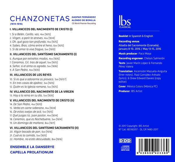 Chanzonetas 1