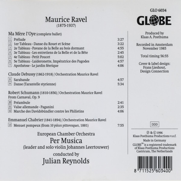 MA MERE LOYE/ ORCHESTRIERUNGEN 1