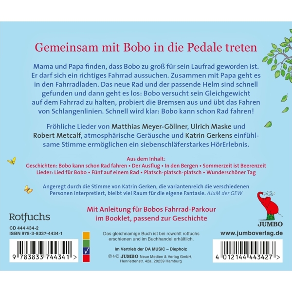 Bobo Siebenschläfer kann schon Rad fahren 1