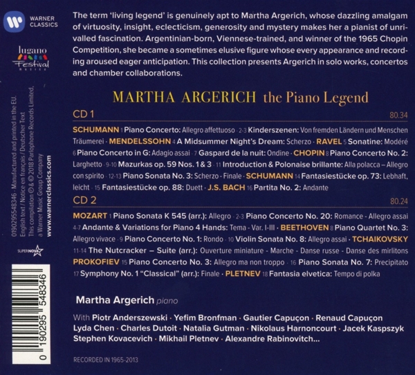 Martha Argerich:The Piano Legend 1
