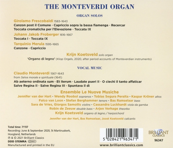 The Monteverdi Organ 1