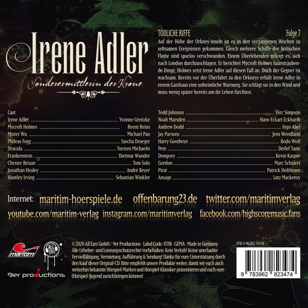 Irene Adler 07-Tödliche Riffe 1