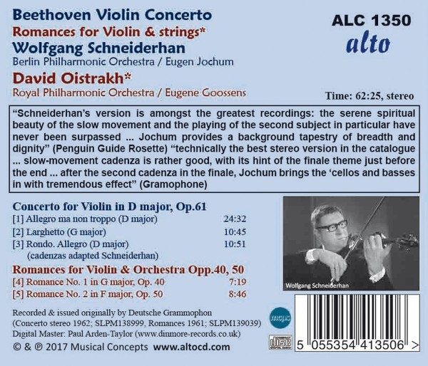 Violinkonzert op.61/ Romanzen Opp.40 & 50 1