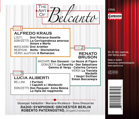 The Art Of Belcanto 1
