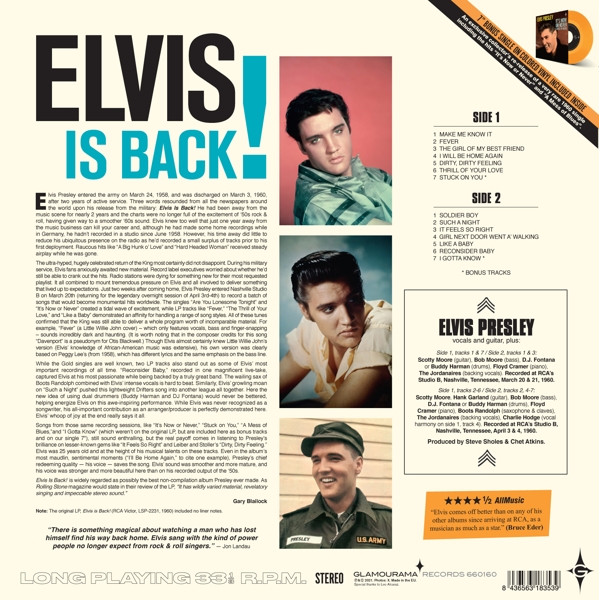 Elvis Is Back! 1