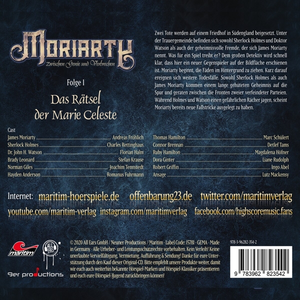 Moriarty 01-Das Rätsel Der Marie Celeste 1