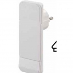 Bachmann 933.002 Wei Netzstecker-adapter (933.002) - Flat Plug - Netzanschluss - wei (933.002)
