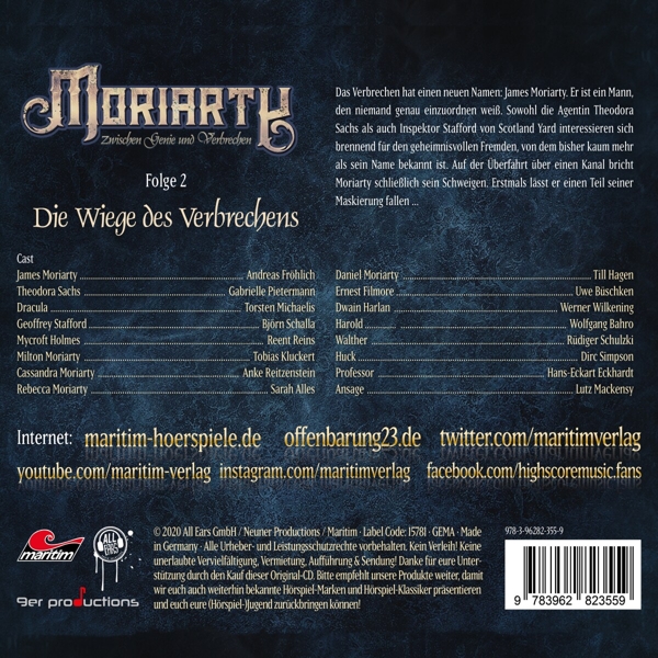 Moriarty 02-Die Wiege Des Verbrechens 1