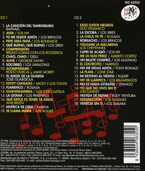 Colección: Los números uno del Pop Español 1