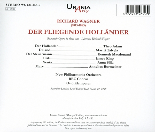 Der fliegende Holländer (GA) 1