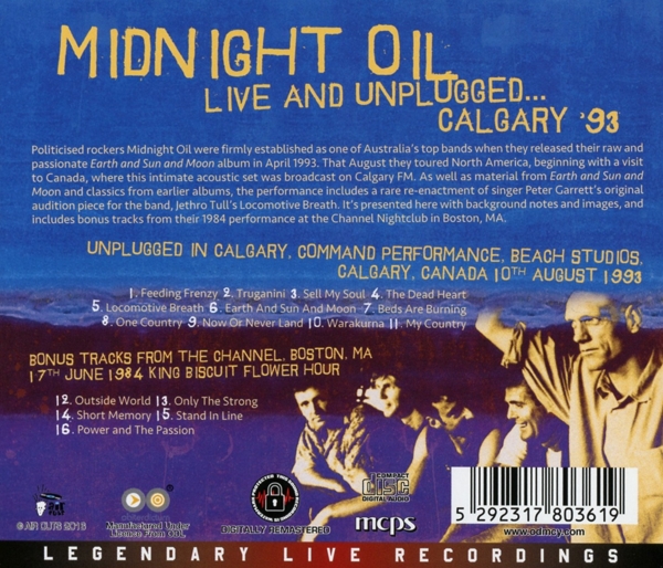 Live And Unplugged...Calgary \'93 1