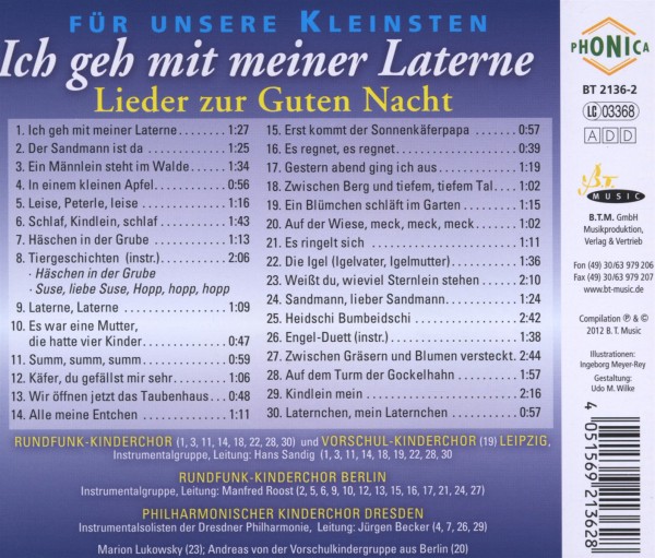 Ich geh mit meiner Laterne-Lieder zur Guten Nacht 1