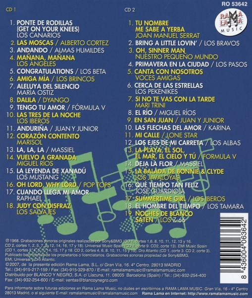 Colección: Los números uno del Pop Español 1