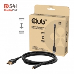 Club 3d - Club3D Kabel USB Typ C <-> DP 2.1 2m 8K120Hz St/St