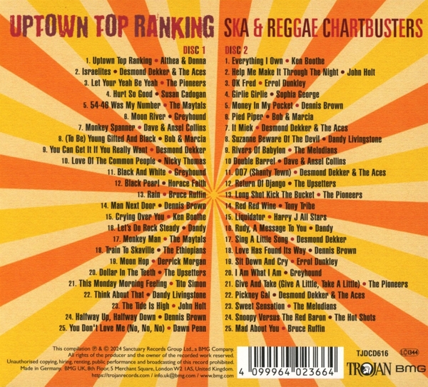 Uptown Top Ranking:Trojan Ska&Reggae Chartbusters 1