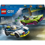 LEGO Spielwaren Gmbh - 60415 City Verfolgungsjagd mit Polizeiauto und Muscle Car, Konstruktionsspielzeug