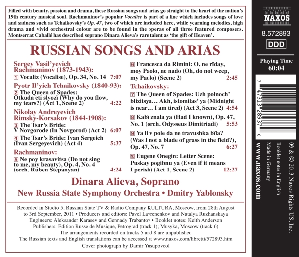 Russian Songs and Arias 1