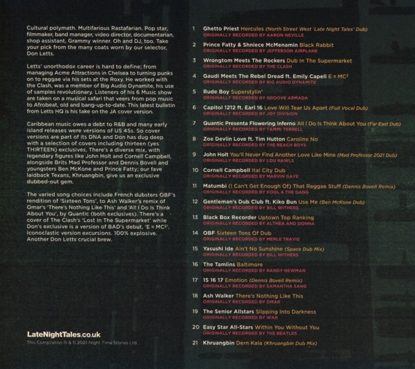Late Night Tales pres. Version Excursion 1