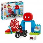 LEGO - 10424 DUPLO Marvel Spins Motorrad-Abenteuer, Konstruktionsspielzeug