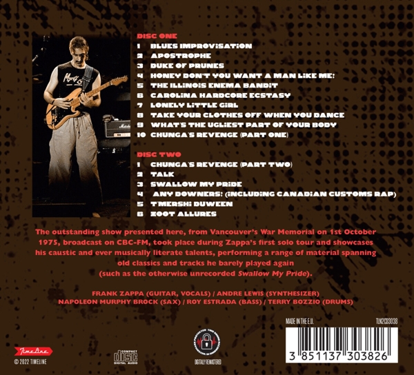 Live In Vancouver 1975 (2CD-Digipak) 1