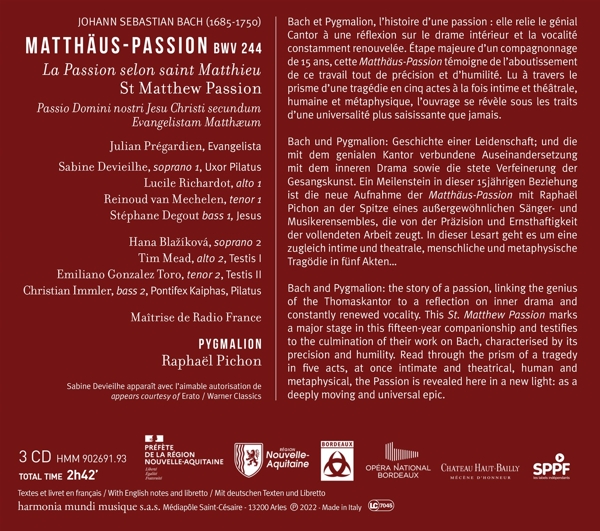 Matthäus-Passion BWV 244 1