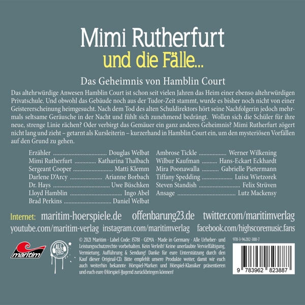 Mimi Rutherfurt 56-Das Geheimnis Von Hamblin Court 1