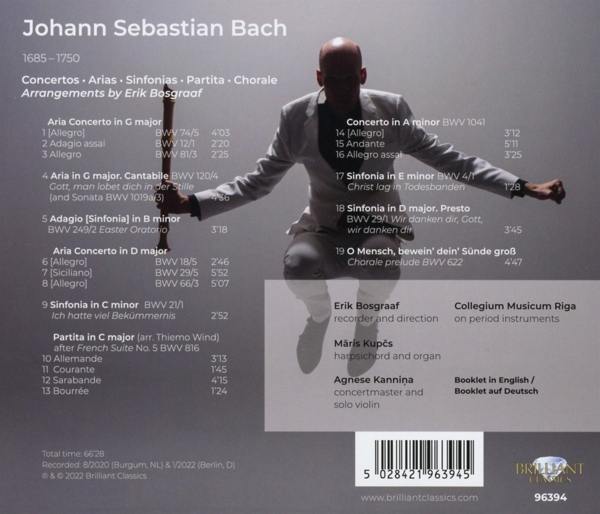 Bach:Concertos For Recorder Vol.2 1