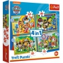 Trefl S.a. - Paw Patrol 4in1 Puzzle