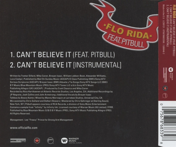 Can\'t Believe It (2track) 1