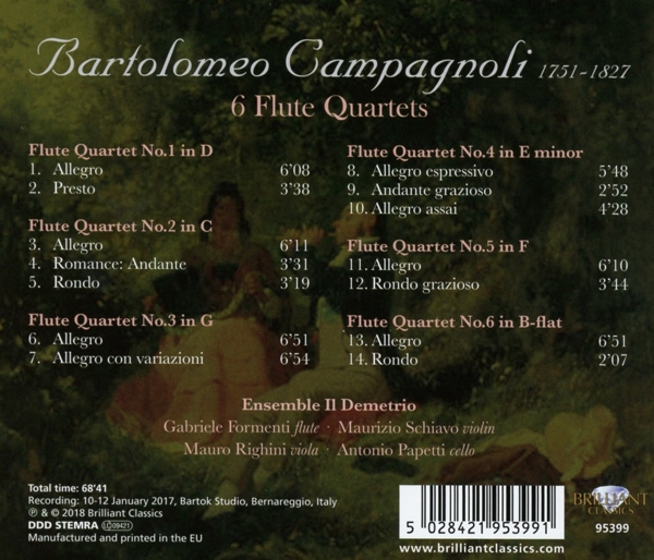 Campagnoli-6 Flute Quartets 1