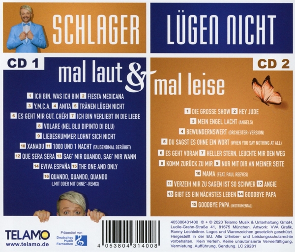 Schlager lügen nicht:Mal laut & mal leise 1