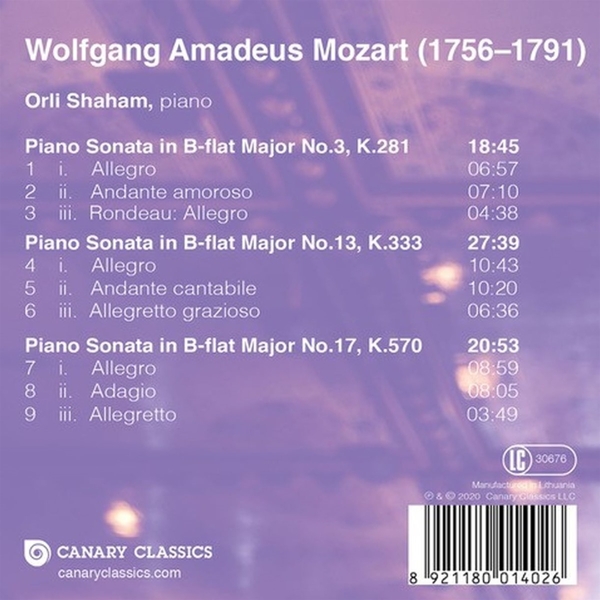 Vol.1-Die B-Dur-Sonaten 1