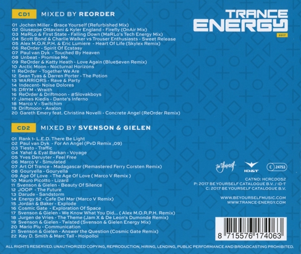 Trance Energy 2017 1