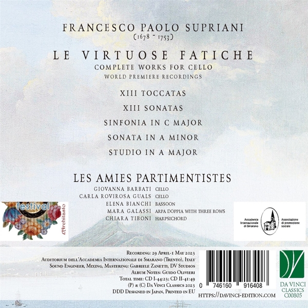 Le virtuose fatiche (Complete Works for Cello) 1