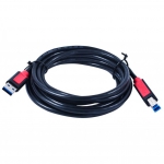 Synergy 21 - Kabel USB, A(St) => B(St), 1,8m, USB3.0, schwarz, Synergy 21,