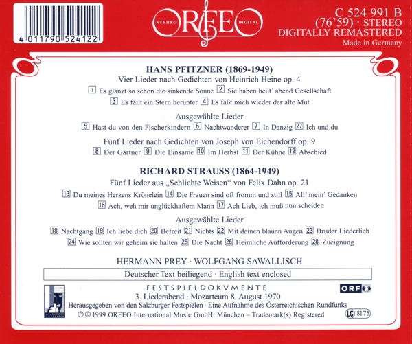 Lieder:4 Lieder n.Gedichten v.H.Heine/ + 1
