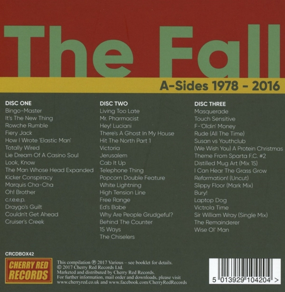 A-Sides 1978-2016 (3CD Box Set) 2