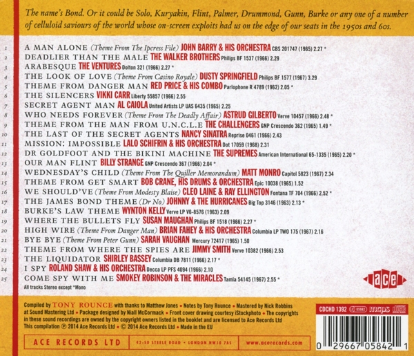 Come Spy With Us-The Secret Agent Songbook 1
