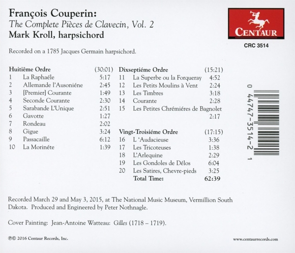 Sämtliche Pièces de Clavecin, vol.2 1