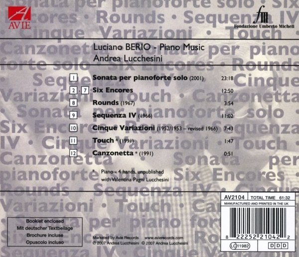 Complete Piano Music 1