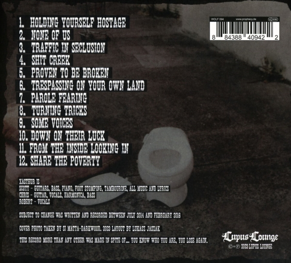Subject to Change (Digipak) 1