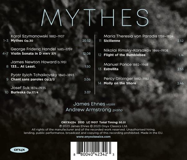 Mythes-Werke fr Violine & Klavier 1