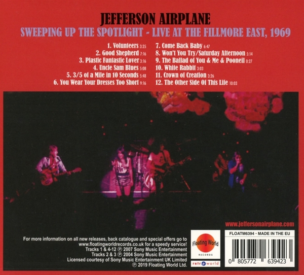 Live At The Fillmore East 1969 1