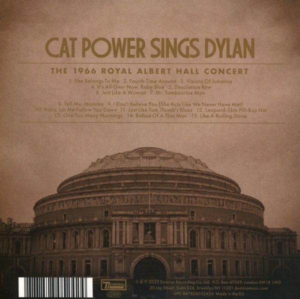 Sings Bob Dylan: The 1966 Royal Albert Hall... 1