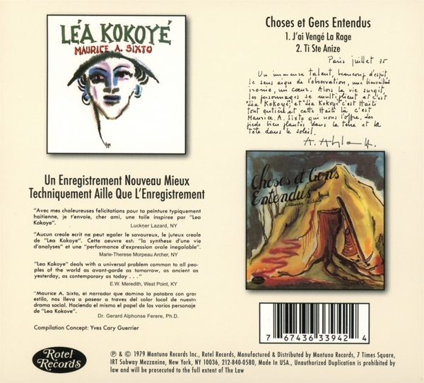 Lea Kokoye & Choses Et Gens Entendu 1