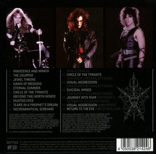 Celtic Frost -To Mega Therion (Deluxe Edition) -Noise Records CD