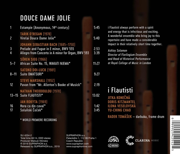 Douce Dame Jolie-Werke fr Blockflte 1